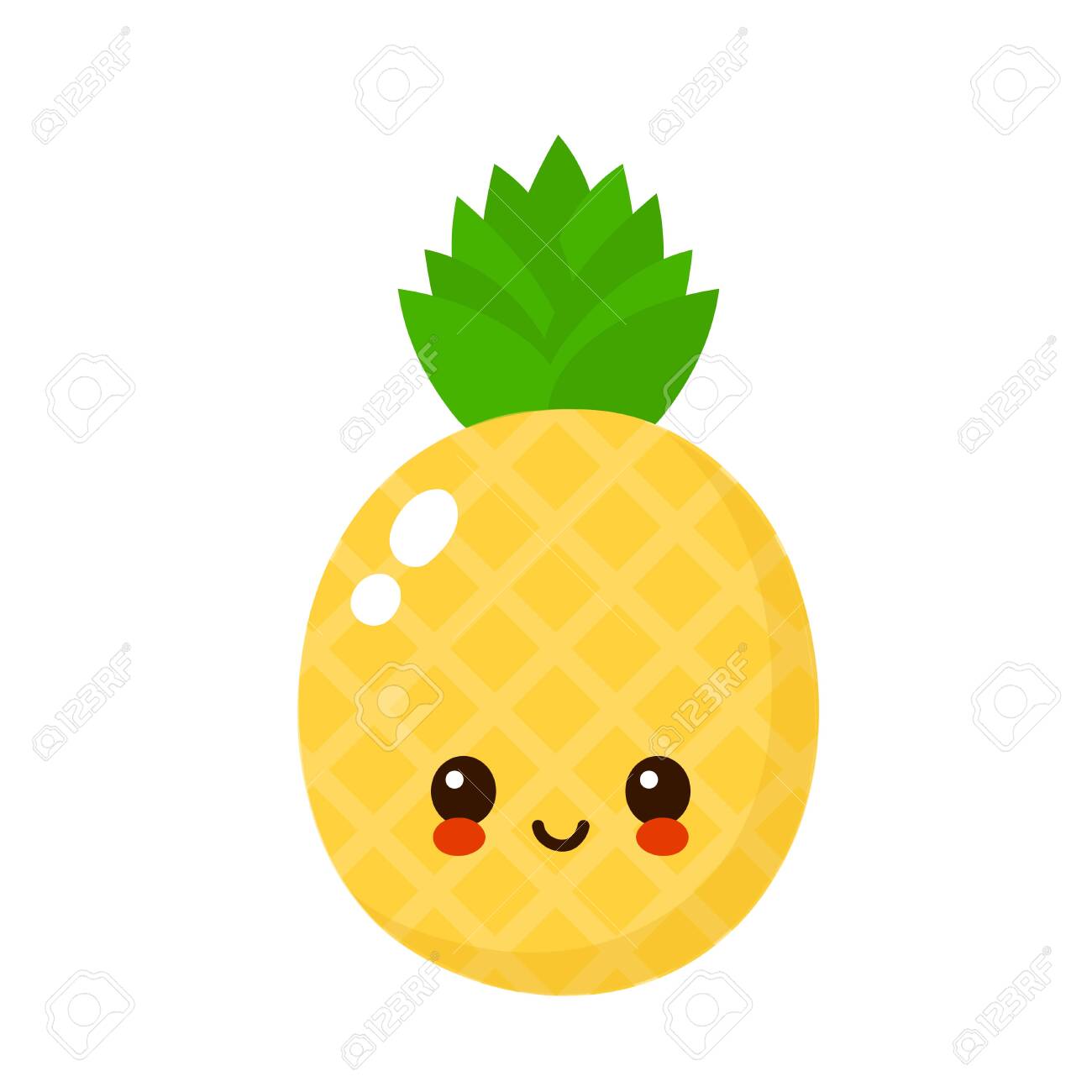 Featured image of post Cartoon Cute Pineapple Clipart