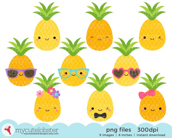 Featured image of post Cute Pineapple Clipart