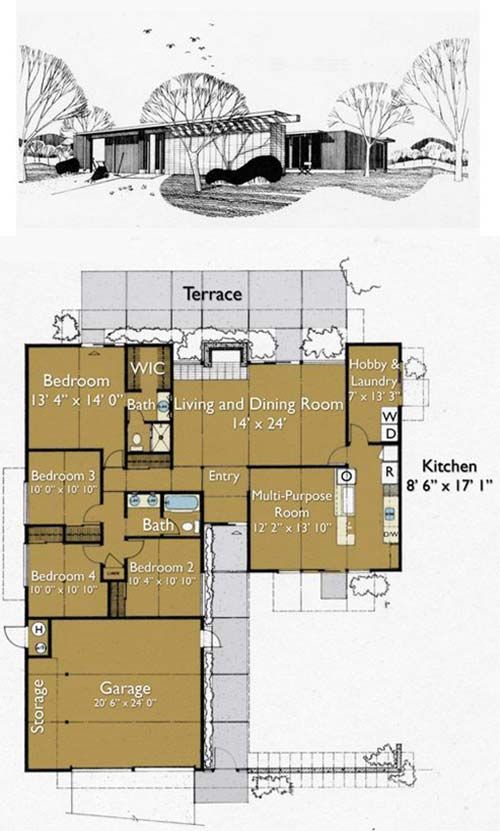 Featured image of post Eichler Mid Century Modern House Plans