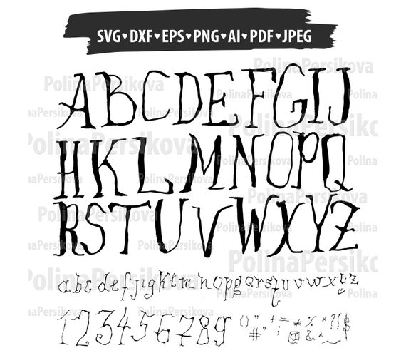 Featured image of post Halloween Font Alphabet