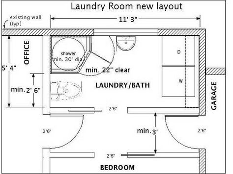 Featured image of post Laundry Bathroom Combo Layout