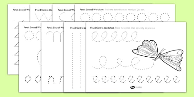 Featured image of post Pencil Control Worksheets Free Download