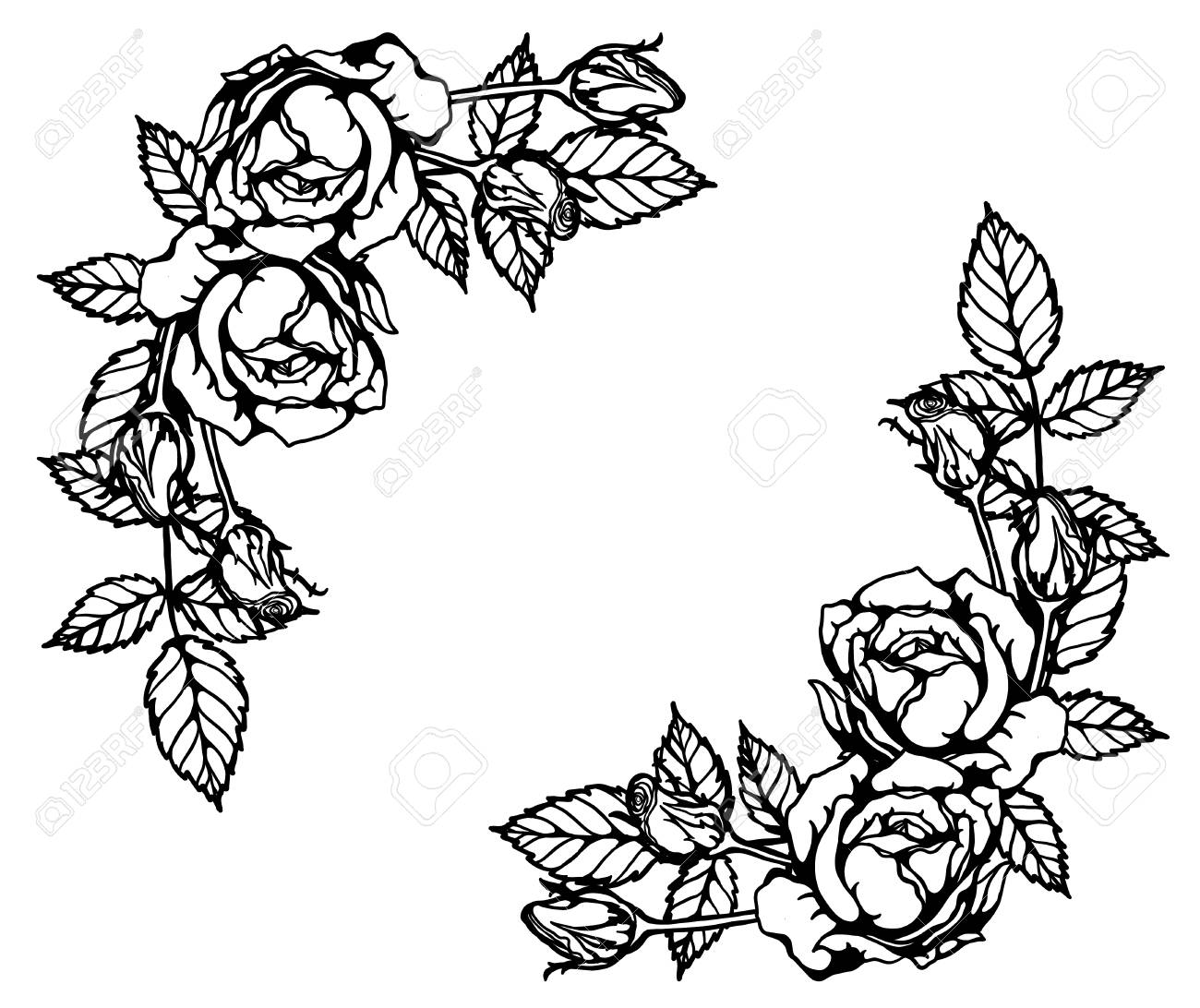 Featured image of post Rose Ornament Vector